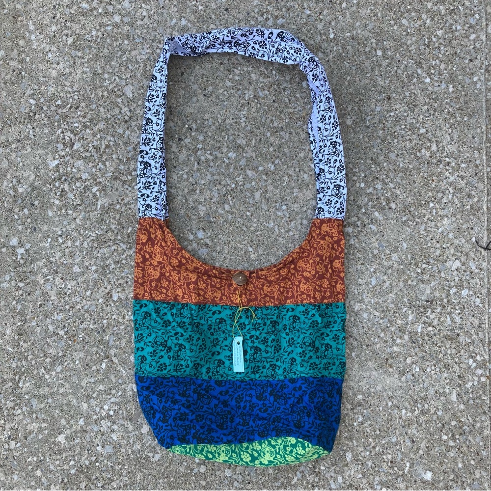Ben Thai Products Elephant Crossbody Hobo Bag